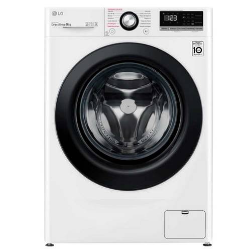 LAVADORA LG F4WV3009S3W C.FR 9KG BL 1400RPM
