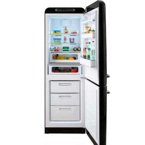 FRIGORIFICO SMEG FAB32RBL5 COMBI NEGRO BIS DERECHA