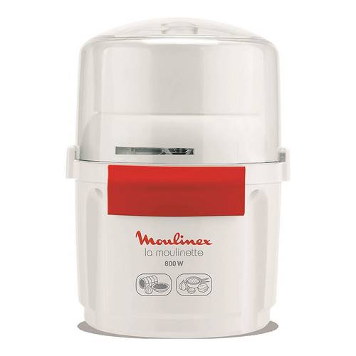 PICADORA MOULINEX AD560120 1,2,3 BLANCA Y ROJO