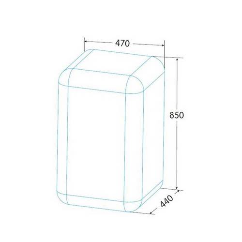 FRIGORIFICO EDESA EFS0911WH TABLETOP 1PTA924271289
