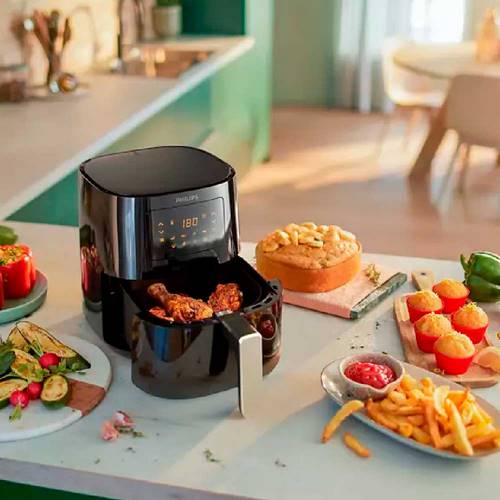 FREIDORA PHILIPS HD9252/70 AIRFRYER NEGRO 1400W