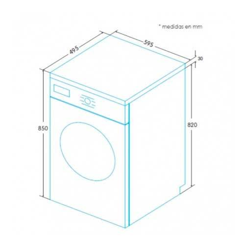 LAVADORA EDESA EWF1470X C.FR 7KG 1400R 925270502