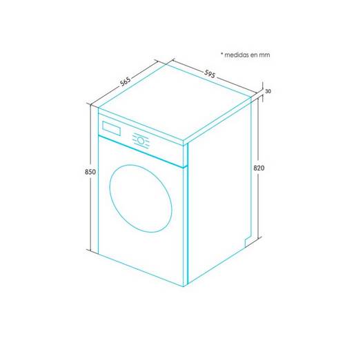 LAVADORA EDESA EWF1710WH C.FR IND 10KG 925270511