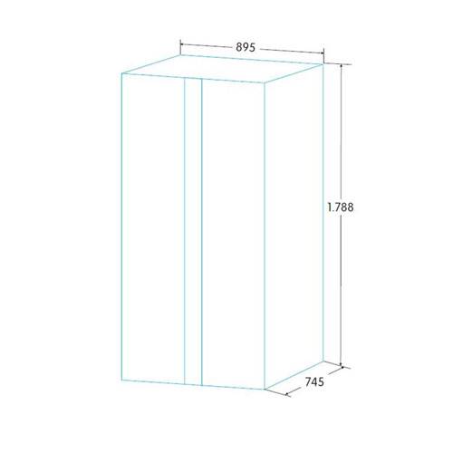 FRIGORIFICO EDESA ESS1831NF EX SBS INOX 924271286