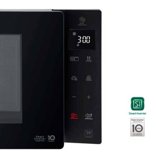 MICROONDAS LG MH6535GIB INVERT NEGRO GRILL 1000W