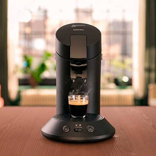 CAFETERA PHILIPS CSA210/61 SENSEO NEGRA MONODOSIS