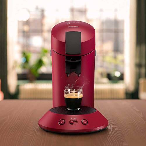 CAFETERA PHILIPS CSA210/91 SENSEO ROJA MONODOSIS
