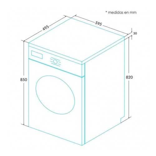 LAVADORA EDESA EWF1481WH C.FR 8KG 1400RP 925270510