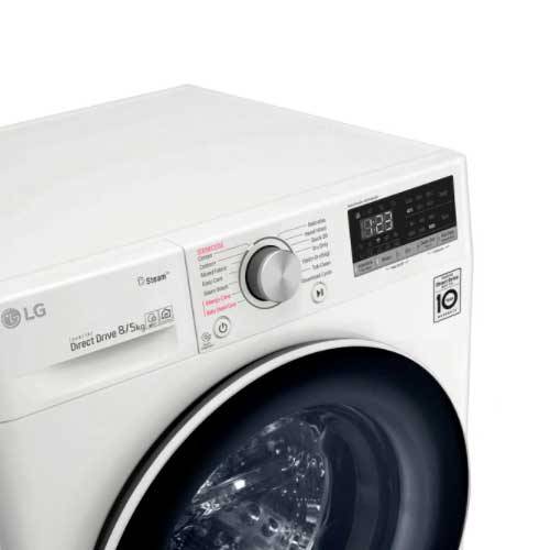 LAVASECADORA LG F4DN4008S1W INTELIG 8KG 1400RPM E