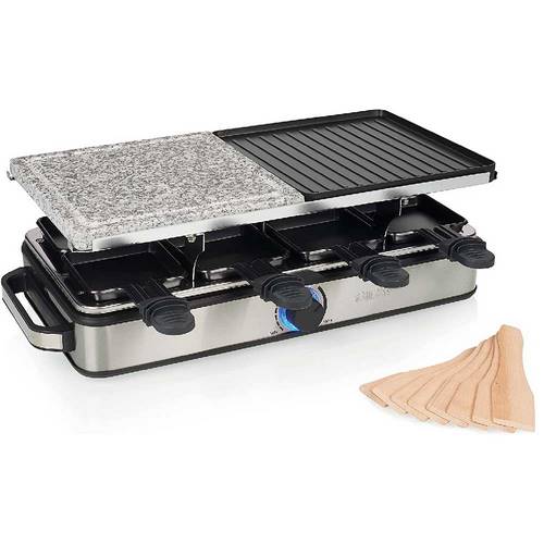 RACLETTE PRINCESS 162635 DELUXE PARA 8 PIEDRA
