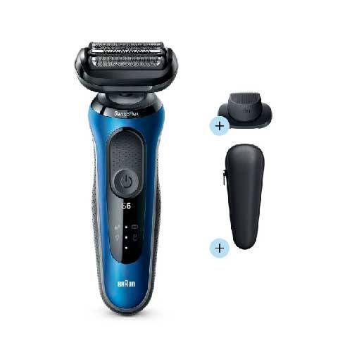 AFEITADORA BRAUN 60B1200S HOMBRE SECO MOJADO AZUL