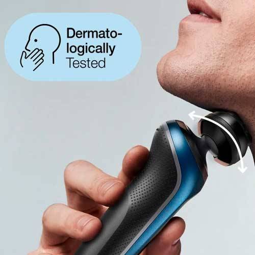 AFEITADORA BRAUN 60B1200S HOMBRE SECO MOJADO AZUL