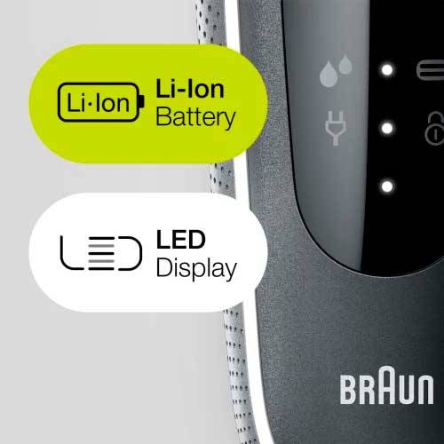 AFEITADORA BRAUN 50W1000S HOMBRE SECO MOJADO BLANC