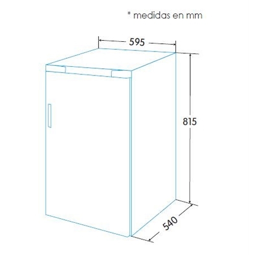CONGELADOR EDESA EZS0511I/A INT VERT 82C 924271292