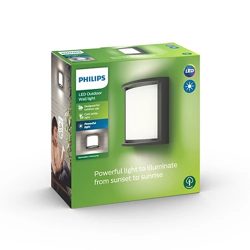 APLIQUE PHILIPS SAMONDRA 4000K ANTRACITA 1739193P3