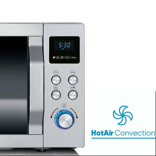 MICROONDAS SEVERIN 7753 GRILL 23LT PLATA 470110005