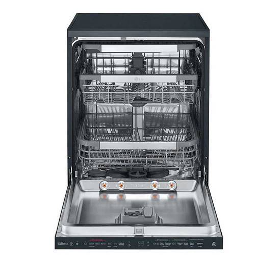 LAVAVAJILLAS LG DF425HMS IND 60CM ACERO NEGRO MATE