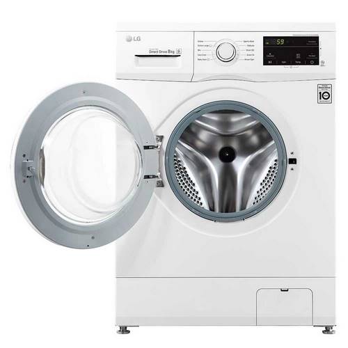 LAVADORA LG F4J3TN3W CF 8KG BLANCA 1400RPM D