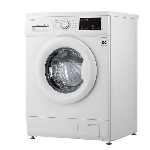 LAVADORA LG F4J3TN3W CF 8KG BLANCA 1400RPM D