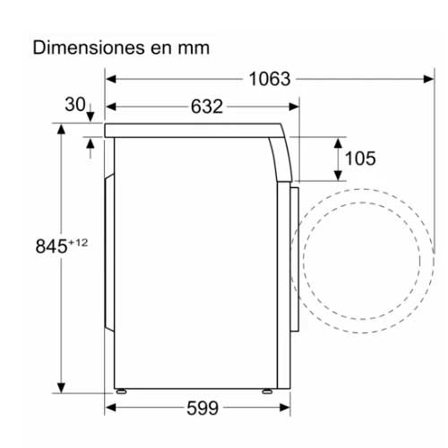 LAVADORA BALAY 3TS993BT C.FR 9KG BL 1200RPM