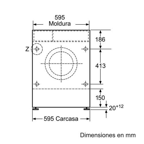 LAVASECADORA BOSCH WKD28542ES INDEP BL 7KG/4KG