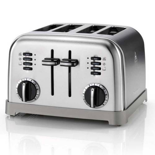 TOSTADOR CUISINART CPT180E 4RAN INOX 1500W B.MIGAS