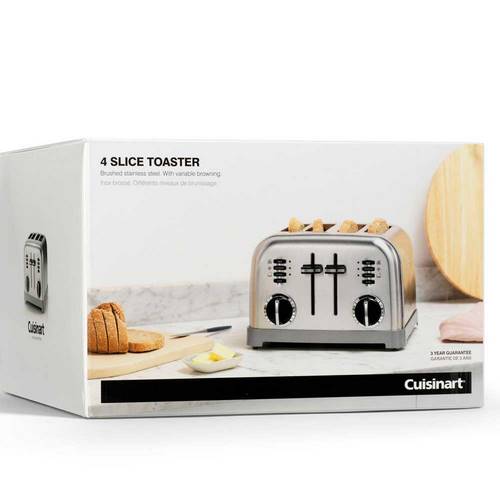 TOSTADOR CUISINART CPT180E 4RAN INOX 1500W B.MIGAS