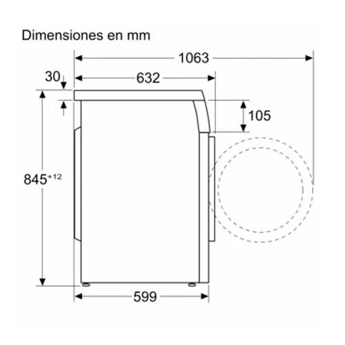 LAVADORA LG F4WV3009S3W C.FR 9KG BL 1400RPM COMPRALO EN TENERIFE.