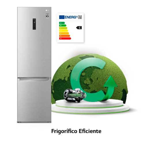 FRIGORIFICO LG GBB72NSUCN COMBI 2M ACERO C