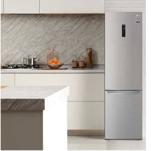 FRIGORIFICO LG GBB72NSUCN COMBI 2M ACERO C