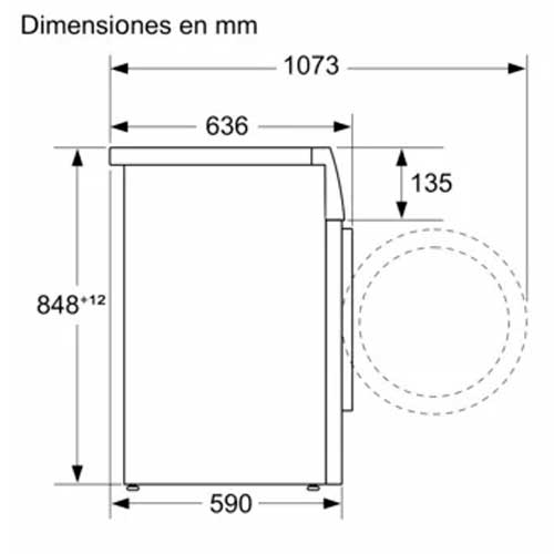LAVADORA SIEMENS WG42G200ES C.FR BL 9KG 1200RPM