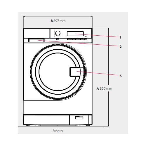 LAVADORA ELECTROLUX WE170P PROF INOX 8K 914535318