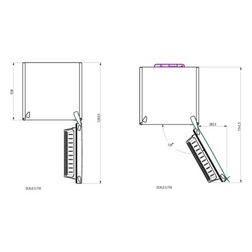 FRIGORIFICO SVAN SVF173NF 2PTAS INDEP BL 172CM