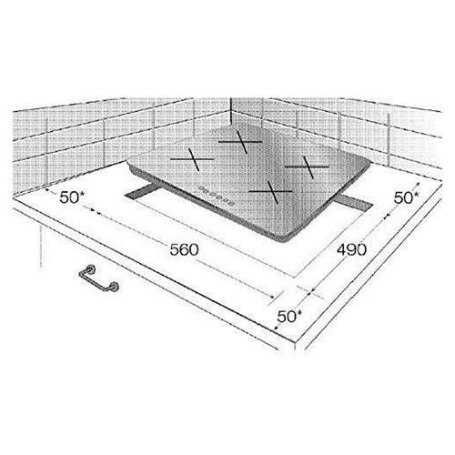 VITROCERAMICA BEKO HIC63401T DIG NEGRO SLIM TOUCH