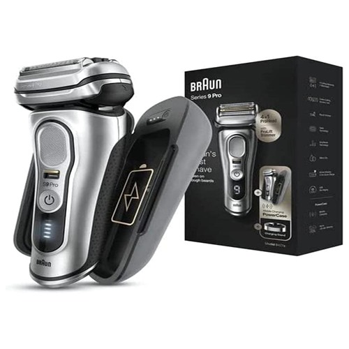 AFEITADORA BRAUN 9427S SILVER SECO MOJADO SERIE9