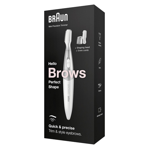 RECORTADOR BRAUN FG1106 CEJAS BLANCO GRIS 120MIN
