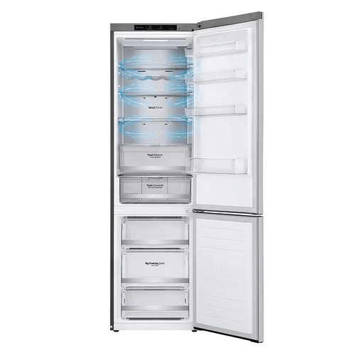 FRIGORIFICO LG GBB72NSVBN COMBI INOX 2MT 419L B