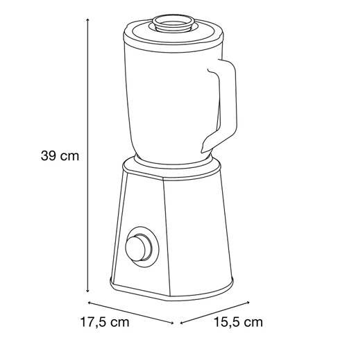 BATIDORA SOLAC BV5728 VASO 1,5L 1500W S91604000