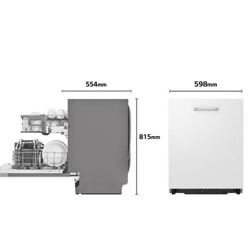LAVAVAJILLAS LG DB242TX INTEG 60CM D