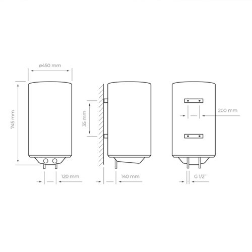 TERMO ELEC SVAN ST8000 VERTIC 80L 1500W C