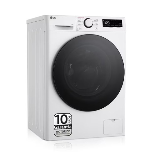 LAVADORA LG F2WR5S08AGW C.FR 8KG 1200R A FONDO ESP