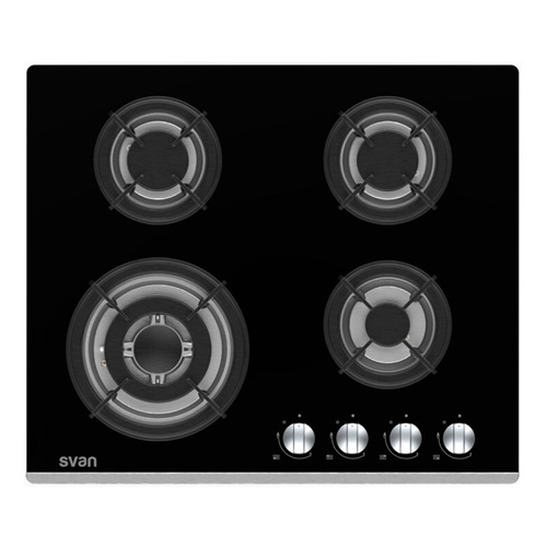 ENCIMERA SVAN SGW4600N GAS NEGR 4FGOS MANDOS FRENT
