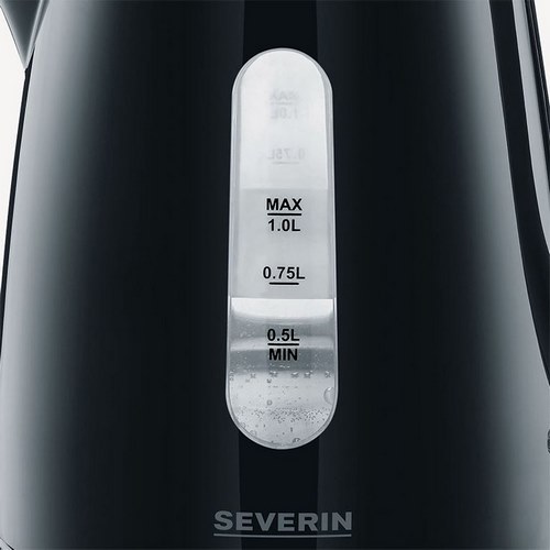 HERVIDOR SEVERIN 3410 1L NEGRO 2200W RESIST OCULTA