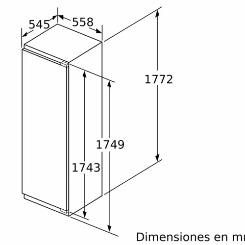 CONGELADOR BOSCH GIN81ACEO INTEG VERT 177,2CM E