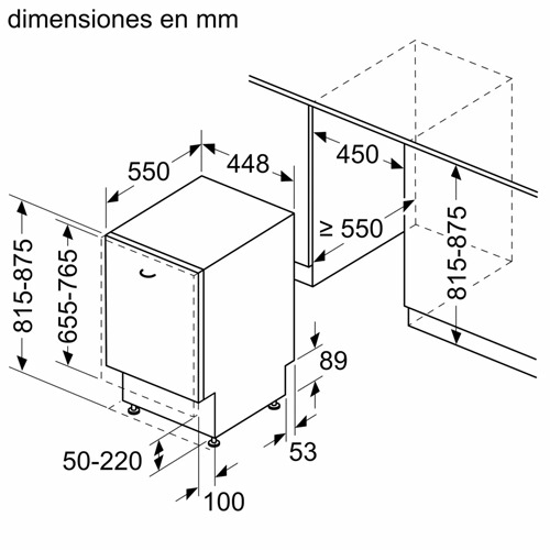 LAVAVAJILLAS SIEMENS SR93EX24LE INTEG 45CM C