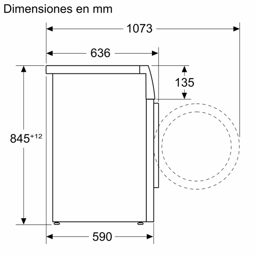 LAVADORA BALAY 3TS395BDS C.FR 9KG BL PLANCHA A