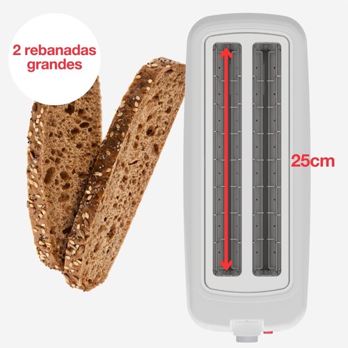 TOSTADOR SOLAC TL5421 2RANURAS BL 1200W S96006400