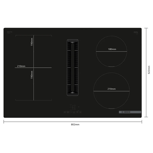 INDUCCION BOSCH PVS811B16E 80CM EXTRACTOR INTEGR