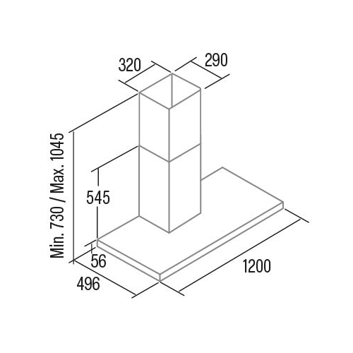 CAMPANA CATA ISLA SYGMA 12010X 02132305