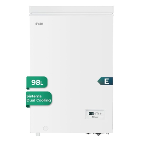 CONGELADOR SVAN SCH1001EDC HORIZ DUAL 98L E